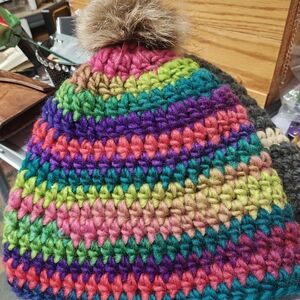 Gorgeous Hand Spun Merino Wool Beanie - Handmade - Really Boho - Original